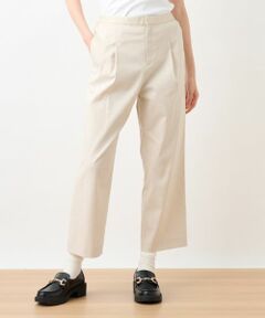 CARA O CRUZ / キャラ・オ・クルス その他パンツ | 後ろウエストゴム クロップドパンツ