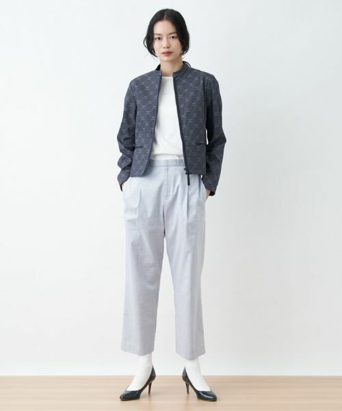 CARA O CRUZ / キャラ・オ・クルス その他パンツ | 後ろウエストゴム クロップドパンツ | 詳細22