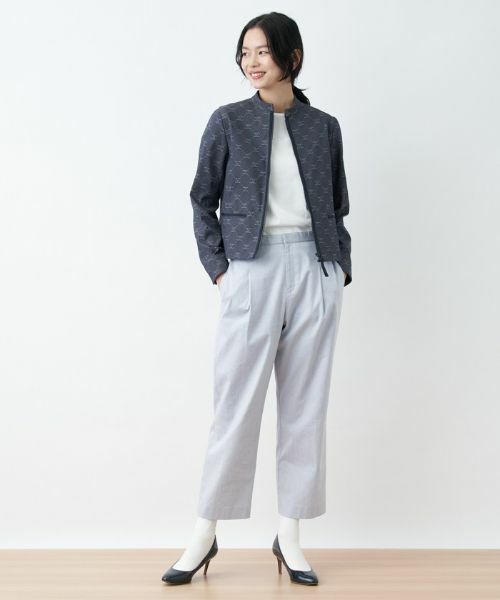 CARA O CRUZ / キャラ・オ・クルス その他パンツ | 後ろウエストゴム クロップドパンツ | 詳細23