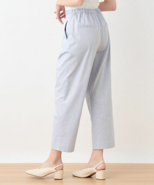 CARA O CRUZ / キャラ・オ・クルス その他パンツ | 後ろウエストゴム クロップドパンツ | 詳細6