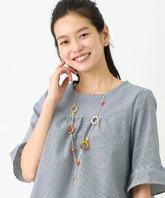 CARA O CRUZ / キャラ・オ・クルス ネックレス・ペンダント・チョーカー | ガラス×ウッドモチーフネックレス