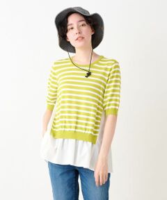 CARA O CRUZ / キャラ・オ・クルス ニット・セーター | 異素材MIXニット