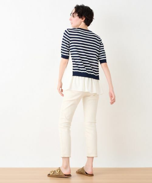 CARA O CRUZ / キャラ・オ・クルス ニット・セーター | 異素材MIXニット | 詳細13