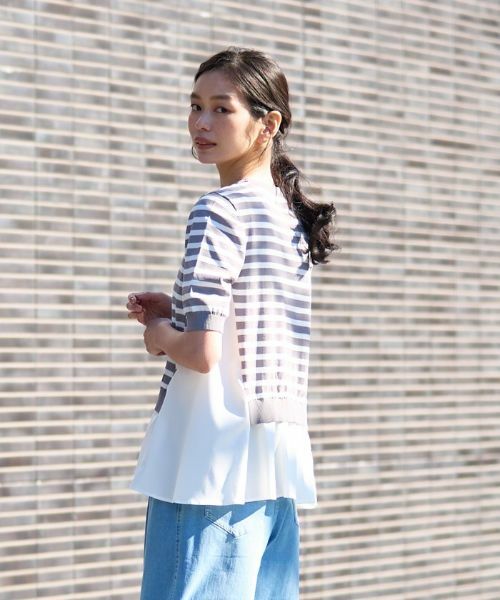 CARA O CRUZ / キャラ・オ・クルス ニット・セーター | 異素材MIXニット | 詳細16