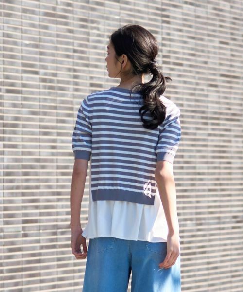 CARA O CRUZ / キャラ・オ・クルス ニット・セーター | 異素材MIXニット | 詳細17