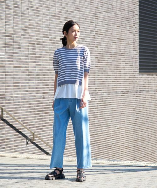 CARA O CRUZ / キャラ・オ・クルス ニット・セーター | 異素材MIXニット | 詳細19