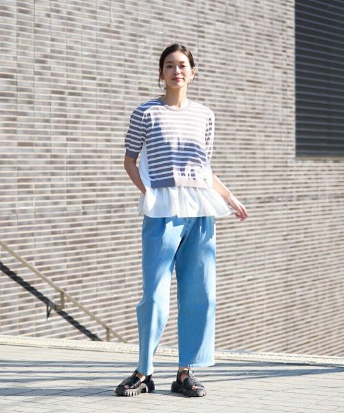 CARA O CRUZ / キャラ・オ・クルス ニット・セーター | 異素材MIXニット | 詳細20