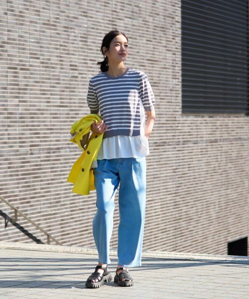 CARA O CRUZ / キャラ・オ・クルス ニット・セーター | 異素材MIXニット | 詳細21