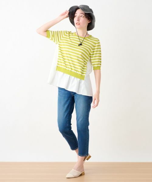 CARA O CRUZ / キャラ・オ・クルス ニット・セーター | 異素材MIXニット | 詳細3