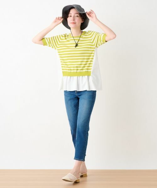 CARA O CRUZ / キャラ・オ・クルス ニット・セーター | 異素材MIXニット | 詳細4