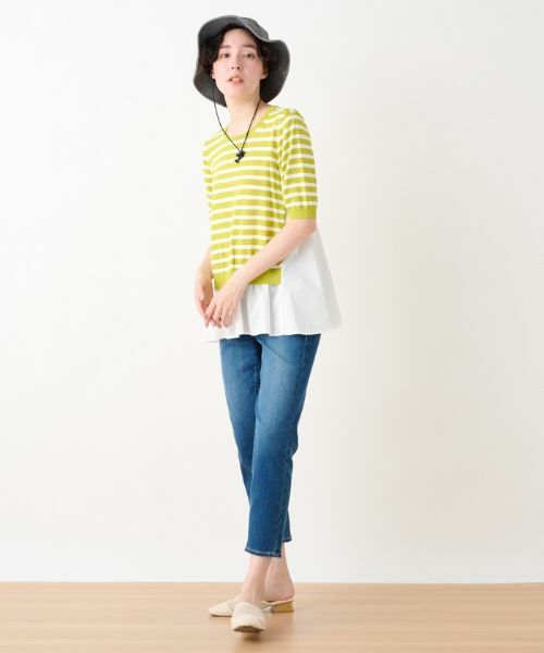 CARA O CRUZ / キャラ・オ・クルス ニット・セーター | 異素材MIXニット | 詳細6