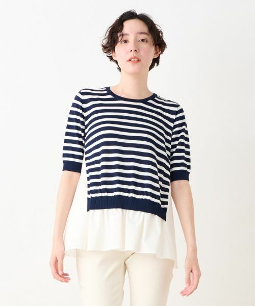 CARA O CRUZ / キャラ・オ・クルス ニット・セーター | 異素材MIXニット | 詳細7