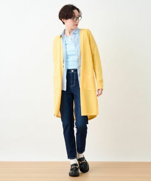 CARA O CRUZ / キャラ・オ・クルス カーディガン・ボレロ | 洗える ロングカーディガン | 詳細8