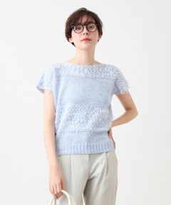 CARA O CRUZ / キャラ・オ・クルス ニット・セーター | ファンシーヤーンのニットベスト【CINZIA CALDI】