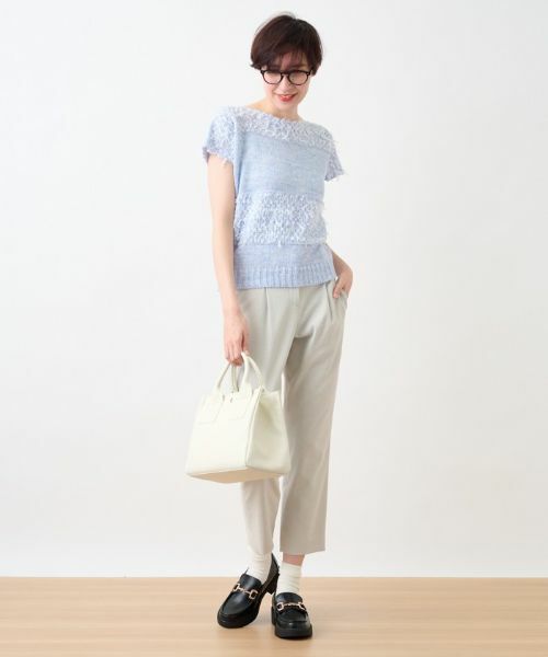 CARA O CRUZ / キャラ・オ・クルス ニット・セーター | ファンシーヤーンのニットベスト【CINZIA CALDI】 | 詳細12