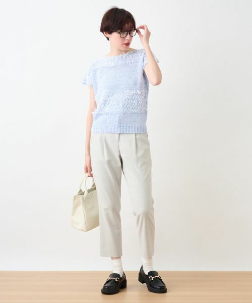 CARA O CRUZ / キャラ・オ・クルス ニット・セーター | ファンシーヤーンのニットベスト【CINZIA CALDI】 | 詳細14