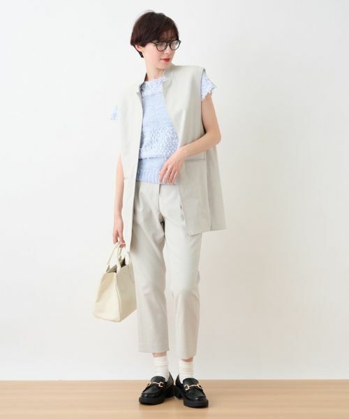 CARA O CRUZ / キャラ・オ・クルス ニット・セーター | ファンシーヤーンのニットベスト【CINZIA CALDI】 | 詳細15