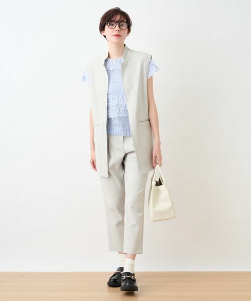 CARA O CRUZ / キャラ・オ・クルス ニット・セーター | ファンシーヤーンのニットベスト【CINZIA CALDI】 | 詳細16