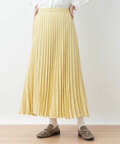 CARA O CRUZ / キャラ・オ・クルス ロング・マキシ丈スカート | 洗える ウエストゴムプリーツスカート【産地ナブル】