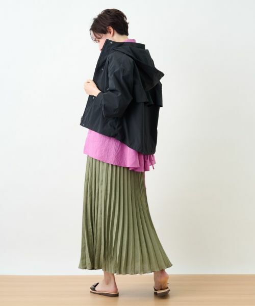CARA O CRUZ / キャラ・オ・クルス ロング・マキシ丈スカート | 洗える ウエストゴムプリーツスカート【産地ナブル】 | 詳細16