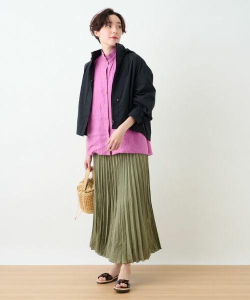 CARA O CRUZ / キャラ・オ・クルス ロング・マキシ丈スカート | 洗える ウエストゴムプリーツスカート【産地ナブル】 | 詳細18