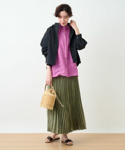 CARA O CRUZ / キャラ・オ・クルス ロング・マキシ丈スカート | 洗える ウエストゴムプリーツスカート【産地ナブル】 | 詳細19