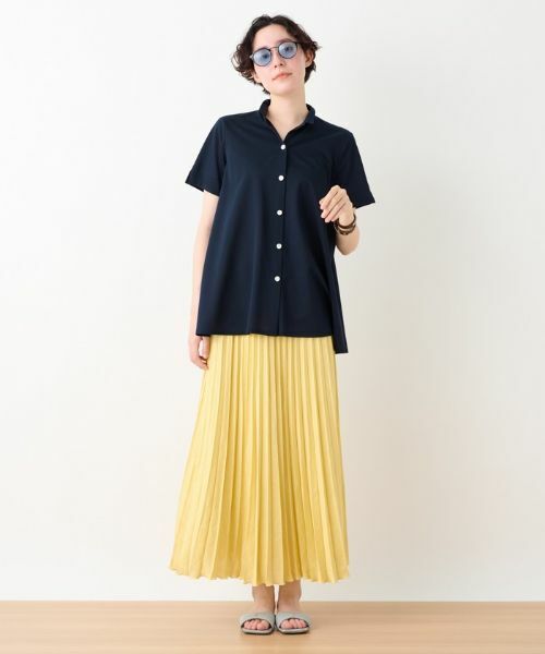 CARA O CRUZ / キャラ・オ・クルス ロング・マキシ丈スカート | 洗える ウエストゴムプリーツスカート【産地ナブル】 | 詳細2