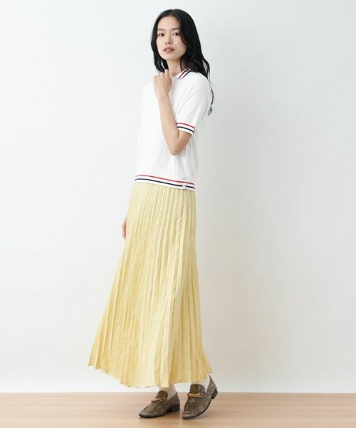 CARA O CRUZ / キャラ・オ・クルス ロング・マキシ丈スカート | 洗える ウエストゴムプリーツスカート【産地ナブル】 | 詳細27