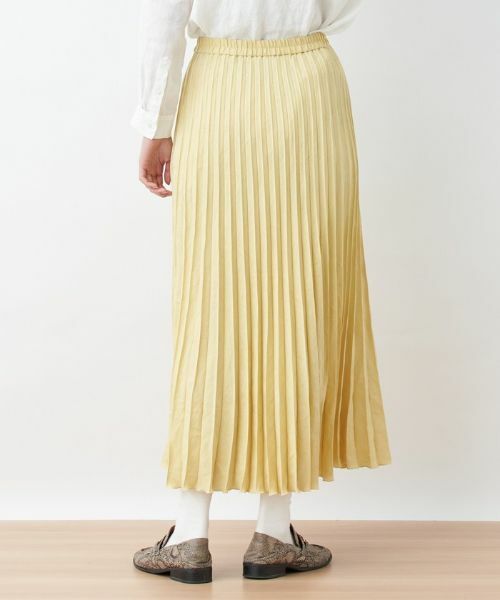 CARA O CRUZ / キャラ・オ・クルス ロング・マキシ丈スカート | 洗える ウエストゴムプリーツスカート【産地ナブル】 | 詳細6