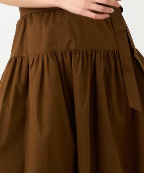 CARA O CRUZ / キャラ・オ・クルス ミニ・ひざ丈スカート | 洗える ベルト付きギャザースカート | 詳細16