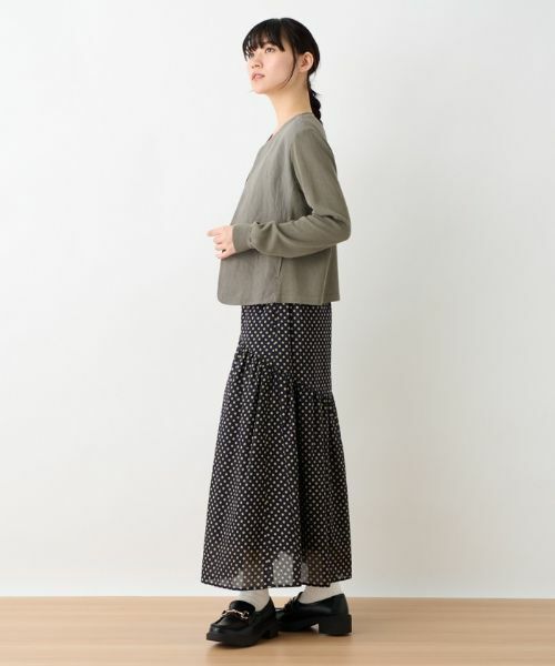 CARA O CRUZ / キャラ・オ・クルス ミニ・ひざ丈スカート | 洗える ウエスト伸縮ドットスカート | 詳細28