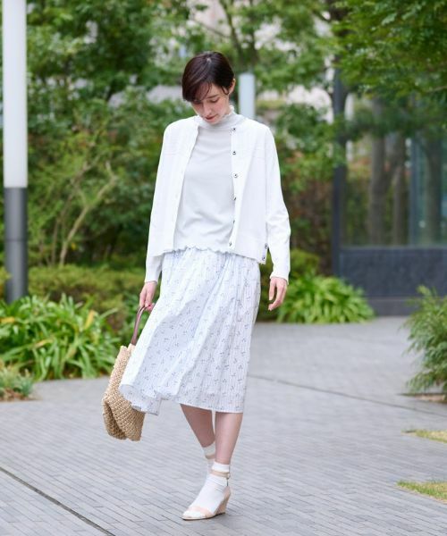 CARA O CRUZ / キャラ・オ・クルス カーディガン・ボレロ | 洗える サイドヘムボタンカーディガン | 詳細1