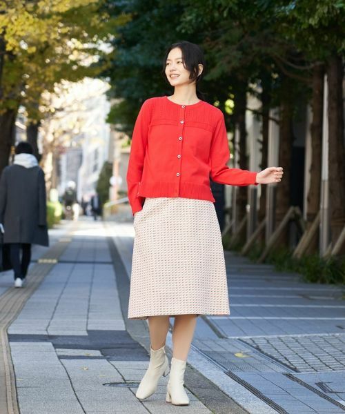 CARA O CRUZ / キャラ・オ・クルス カーディガン・ボレロ | 洗える サイドヘムボタンカーディガン | 詳細12