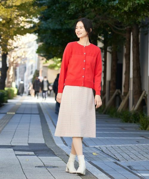 CARA O CRUZ / キャラ・オ・クルス カーディガン・ボレロ | 洗える サイドヘムボタンカーディガン | 詳細14