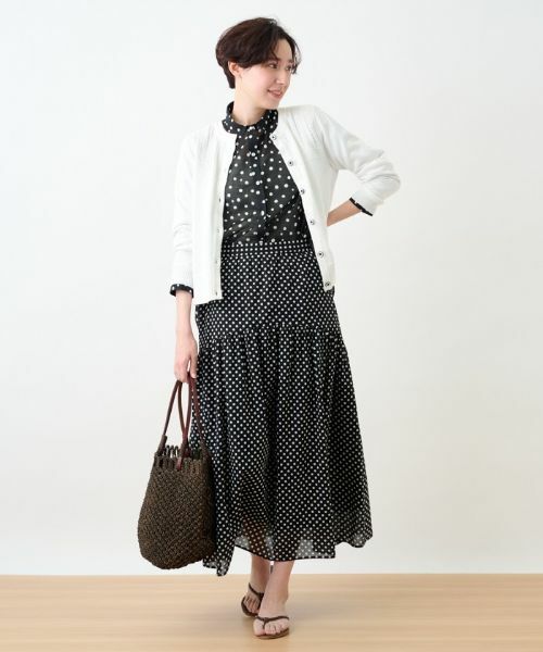 CARA O CRUZ / キャラ・オ・クルス カーディガン・ボレロ | 洗える サイドヘムボタンカーディガン | 詳細16