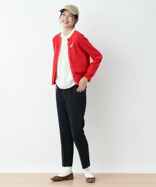 CARA O CRUZ / キャラ・オ・クルス カーディガン・ボレロ | 洗える サイドヘムボタンカーディガン | 詳細21