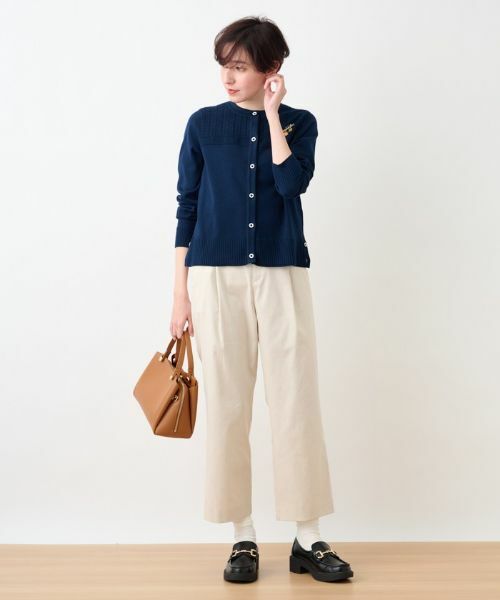 CARA O CRUZ / キャラ・オ・クルス カーディガン・ボレロ | 洗える サイドヘムボタンカーディガン | 詳細6