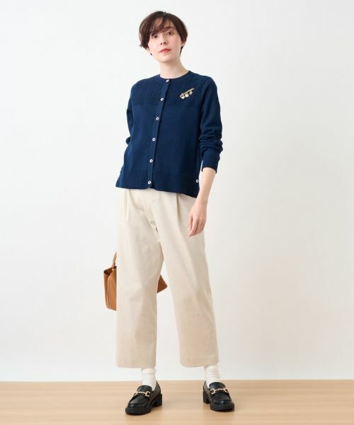 CARA O CRUZ / キャラ・オ・クルス カーディガン・ボレロ | 洗える サイドヘムボタンカーディガン | 詳細7