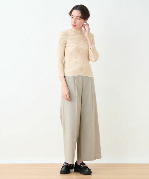 CARA O CRUZ / キャラ・オ・クルス ニット・セーター | 洗える ワイドリブニット | 詳細15