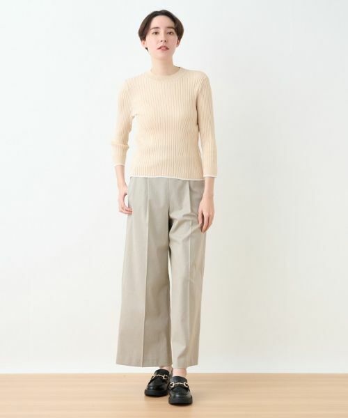 CARA O CRUZ / キャラ・オ・クルス ニット・セーター | 洗える ワイドリブニット | 詳細16