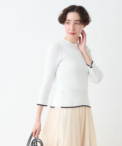 CARA O CRUZ / キャラ・オ・クルス ニット・セーター | 洗える ワイドリブニット | 詳細20