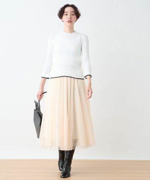 CARA O CRUZ / キャラ・オ・クルス ニット・セーター | 洗える ワイドリブニット | 詳細22