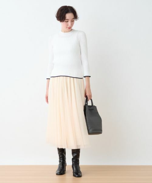 CARA O CRUZ / キャラ・オ・クルス ニット・セーター | 洗える ワイドリブニット | 詳細23