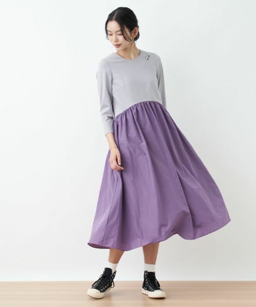 CARA O CRUZ / キャラ・オ・クルス ドレス | 洗える 切替ワンピース【セレモニー】 | 詳細13