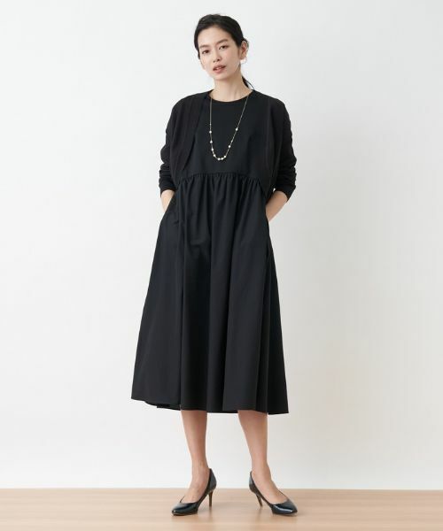 CARA O CRUZ / キャラ・オ・クルス ドレス | 洗える 切替ワンピース【セレモニー】 | 詳細22