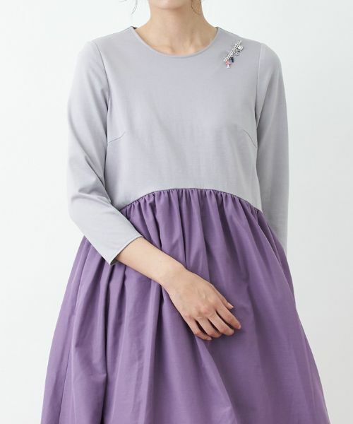 CARA O CRUZ / キャラ・オ・クルス ドレス | 洗える 切替ワンピース【セレモニー】 | 詳細29