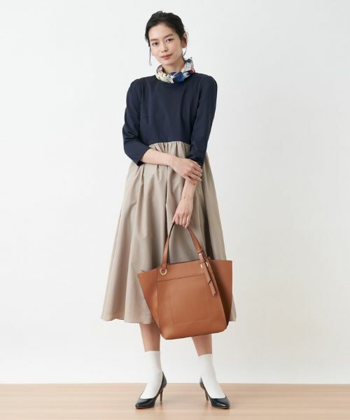 CARA O CRUZ / キャラ・オ・クルス ドレス | 洗える 切替ワンピース【セレモニー】 | 詳細3