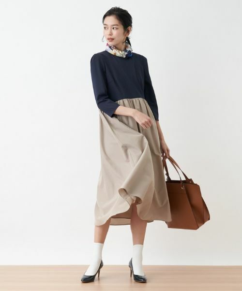 CARA O CRUZ / キャラ・オ・クルス ドレス | 洗える 切替ワンピース【セレモニー】 | 詳細4