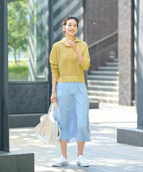 CARA O CRUZ / キャラ・オ・クルス ニット・セーター | 洗える ステンカラーニット | 詳細3