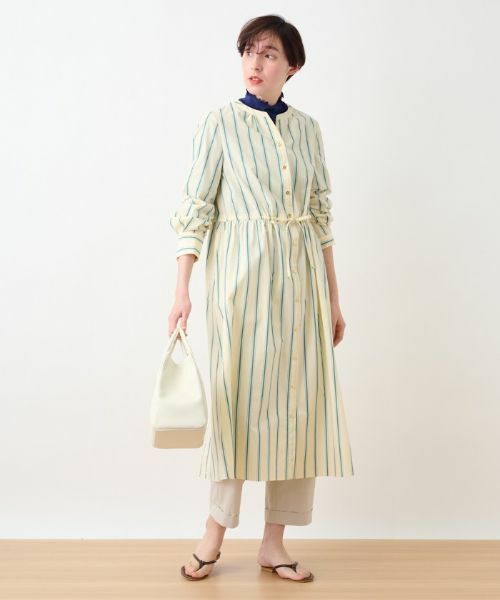 CARA O CRUZ / キャラ・オ・クルス ドレス | 洗える ストライプワンピース | 詳細15